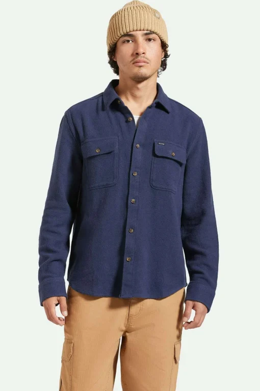 Bowery Textured Loop Twill L/S Overshirt