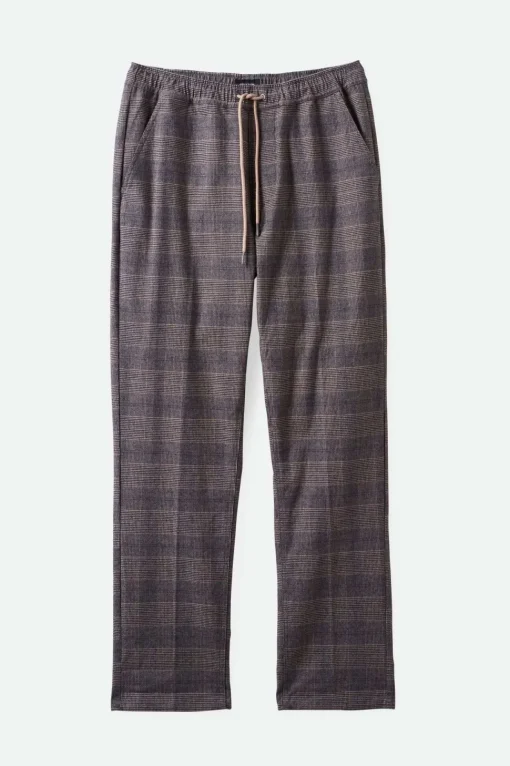 Broadway Houndstooth E-waist Relaxed Pant