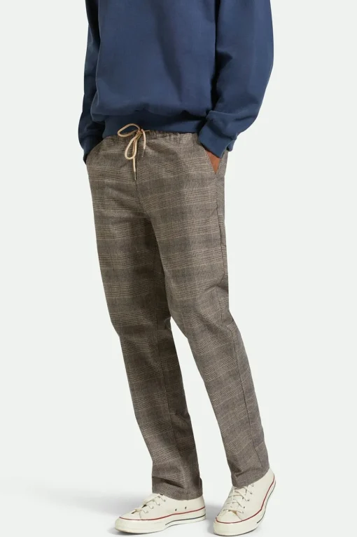 Broadway Houndstooth E-waist Relaxed Pant