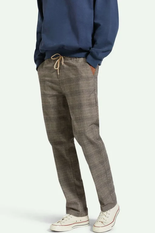 Broadway Houndstooth E-waist Relaxed Pant