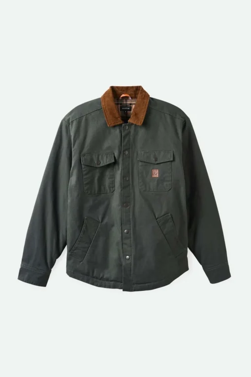 Builders Durham Waxed Canvas L/S Flannel Lined Jacket