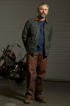 Builders Durham Waxed Canvas L/S Flannel Lined Jacket