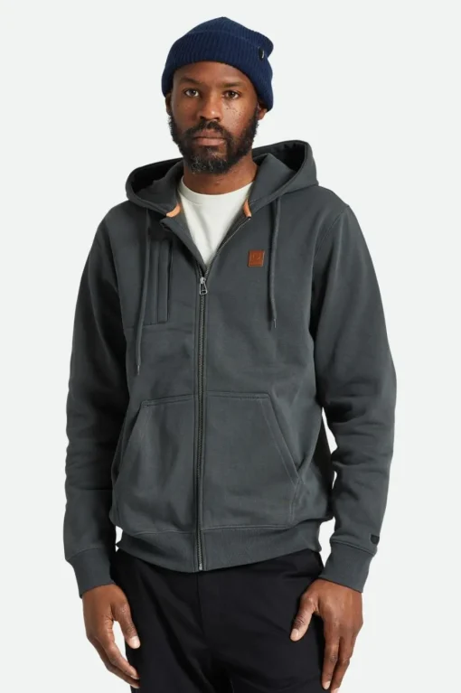 Builders Water Resistant Heavyweight Fleece Full Zip Hood