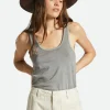 Carefree Organic Garment Dyed Scoop Neck Tank