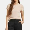 Carefree Organic Garment Dye Slim Crew T-Shirt