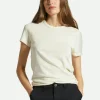 Carefree Organic Garment Dye Slim Crew T-Shirt