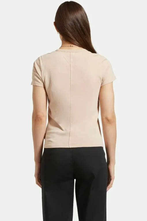 Carefree Organic Garment Dye Slim Crew T-Shirt