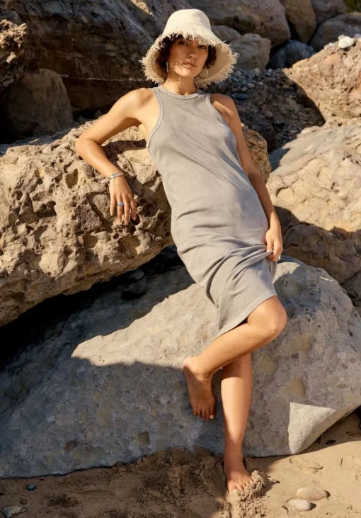 Carefree Organic Garment Dyed Tank Dress