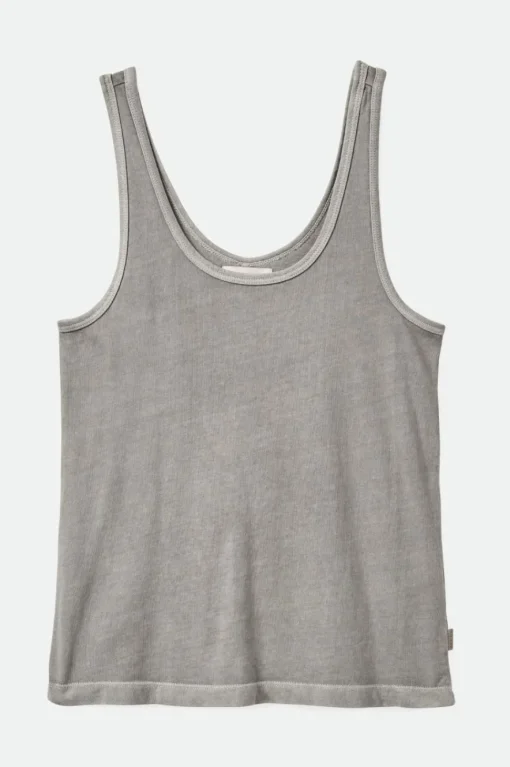 Carefree Organic Garment Dyed Scoop Neck Tank