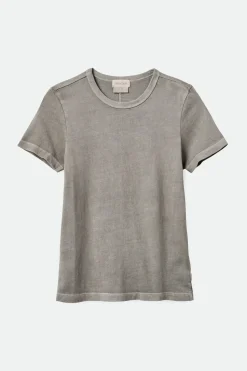 Carefree Organic Garment Dye Slim Crew T-Shirt