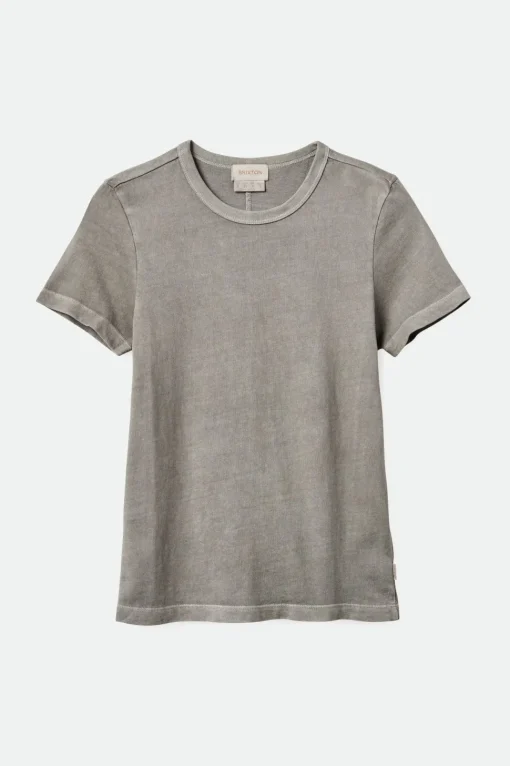 Carefree Organic Garment Dye Slim Crew T-Shirt