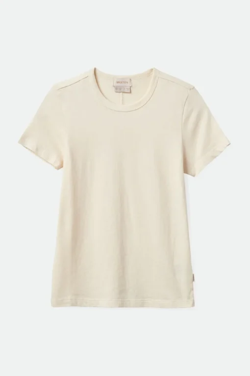 Carefree Organic Garment Dye Slim Crew T-Shirt