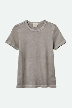 Carefree Organic Garment Dye Slim Crew T-Shirt