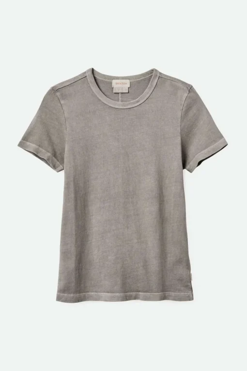 Carefree Organic Garment Dye Slim Crew T-Shirt
