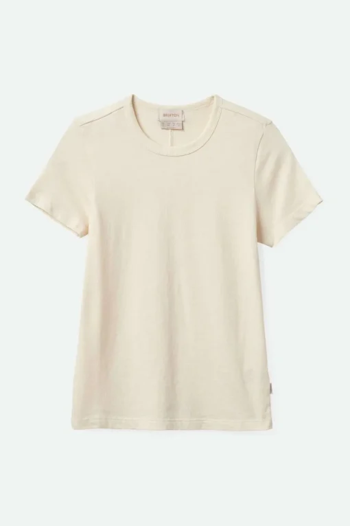 Carefree Organic Garment Dye Slim Crew T-Shirt