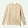 Classic Fisherman Cable Knit Sweater