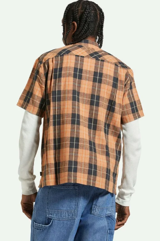 Cru Linen Blend Relaxed S/S Woven Shirt