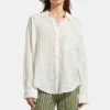 East Side L/S Boxy Woven Shirt