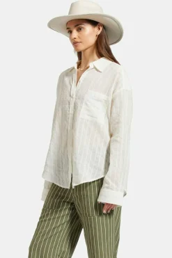 East Side L/S Boxy Woven Shirt