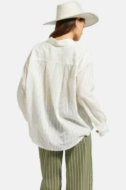 East Side L/S Boxy Woven Shirt