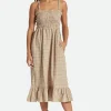 Malta Seersucker Midi Dress