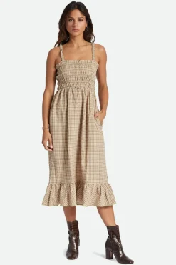 Malta Seersucker Midi Dress