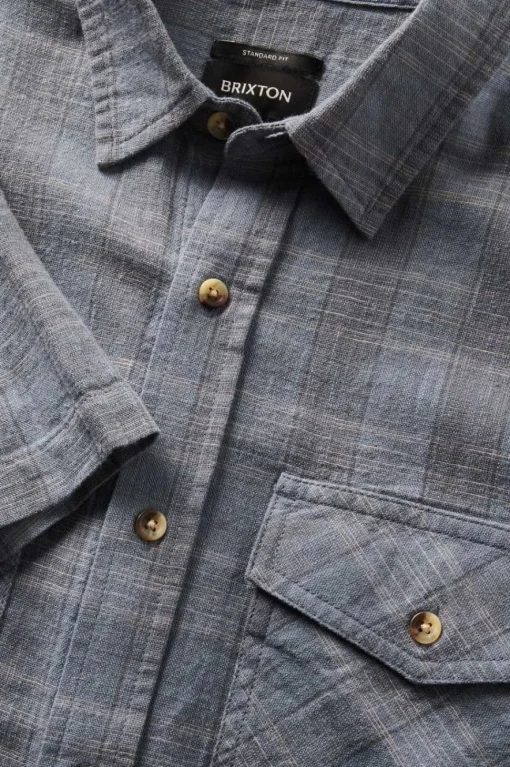 Memphis Linen Blend S/S Woven Shirt