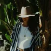 Mykonos Stripe Boyfriend S/S Woven Shirt