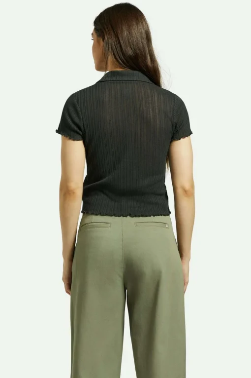 Novelty Ribbed S/S Polo