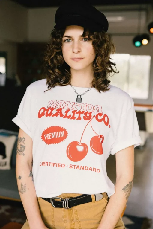 Premium Cherry Vintage Crew T-Shirt