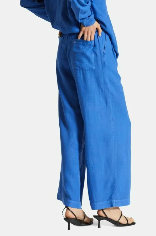 Vintage Linen Blend Wide Leg Pant