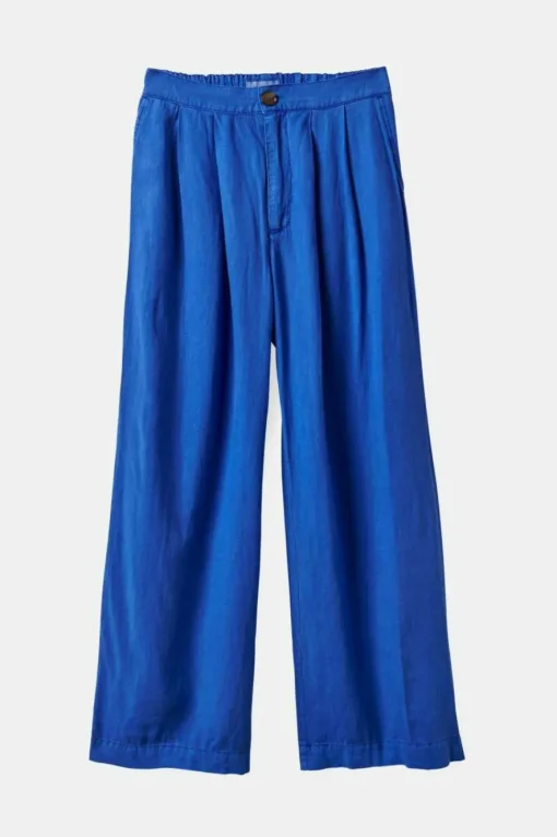 Vintage Linen Blend Wide Leg Pant