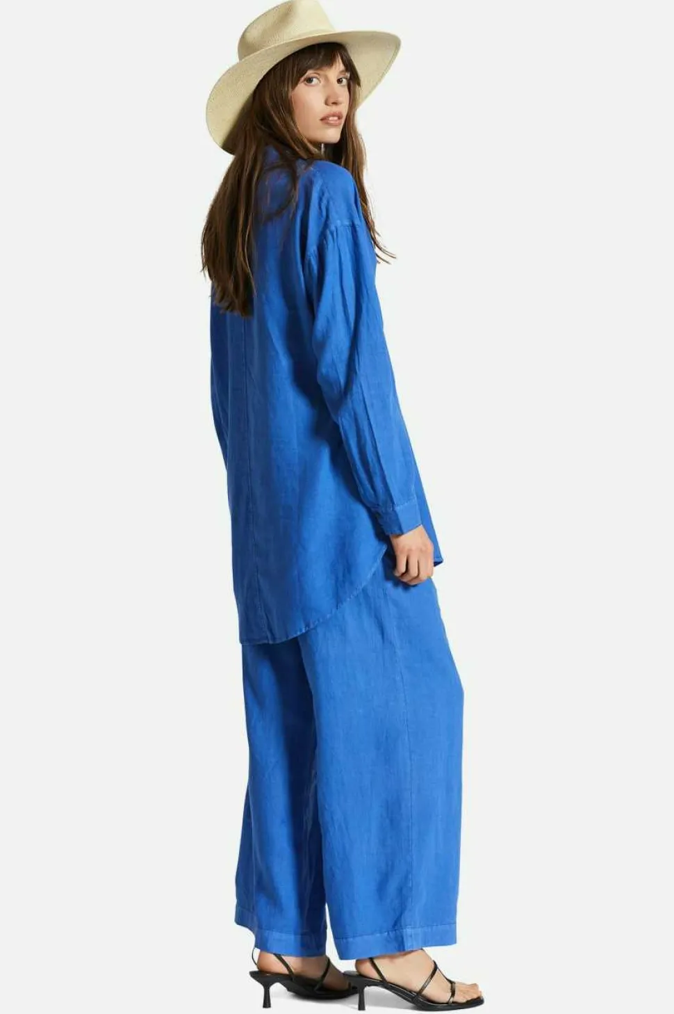 Vintage Linen L/S Woven Shirtdress